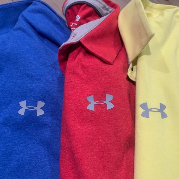 Under Armour Other - 3 Under Armour Golf / Polo T-shirts